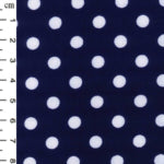 Buttersoft Cotton Poplin - Navy Large spot
