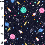 Buttersoft Cotton Poplin - Space Theme