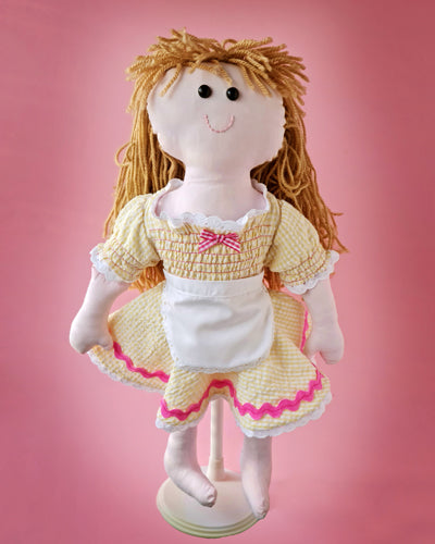 Traditional Rag Doll Dress Costume Kit
