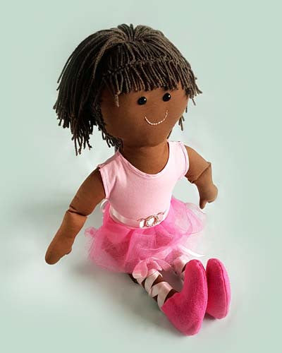 ballet outfit rag doll digital sewing pattern