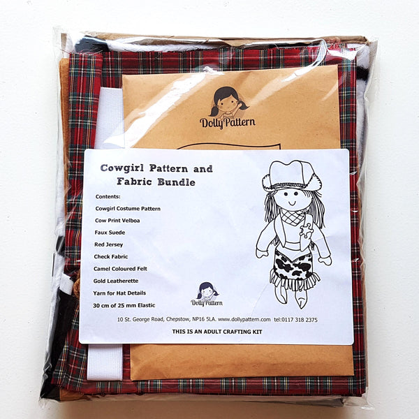 Cowgirl Fabric Bundle with FREE pattern