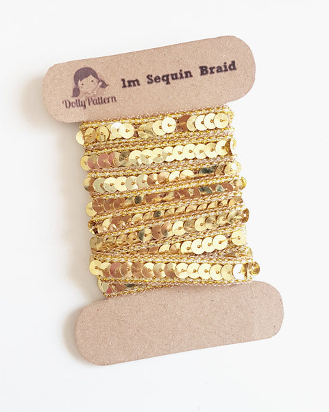 Gold Sequin Braid
