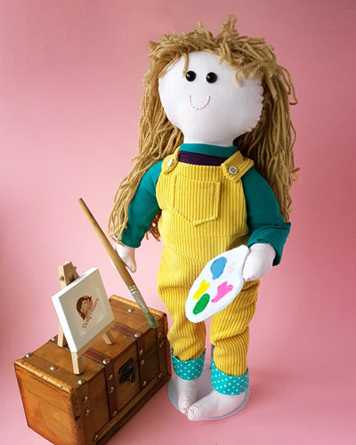 Artist Costume Rag Doll Sewing Pattern