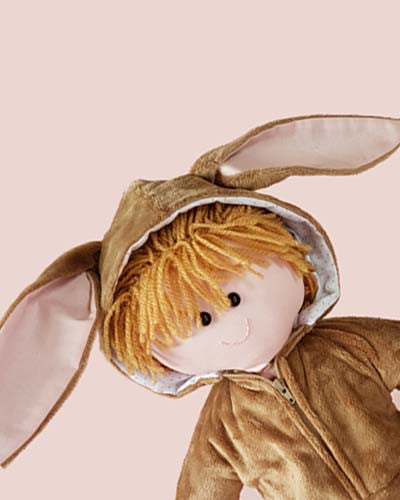 make a rag doll and bunny rabbit costume Dolly Pattern 1