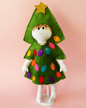 Christmas Tree Rag Doll Costume Pattern